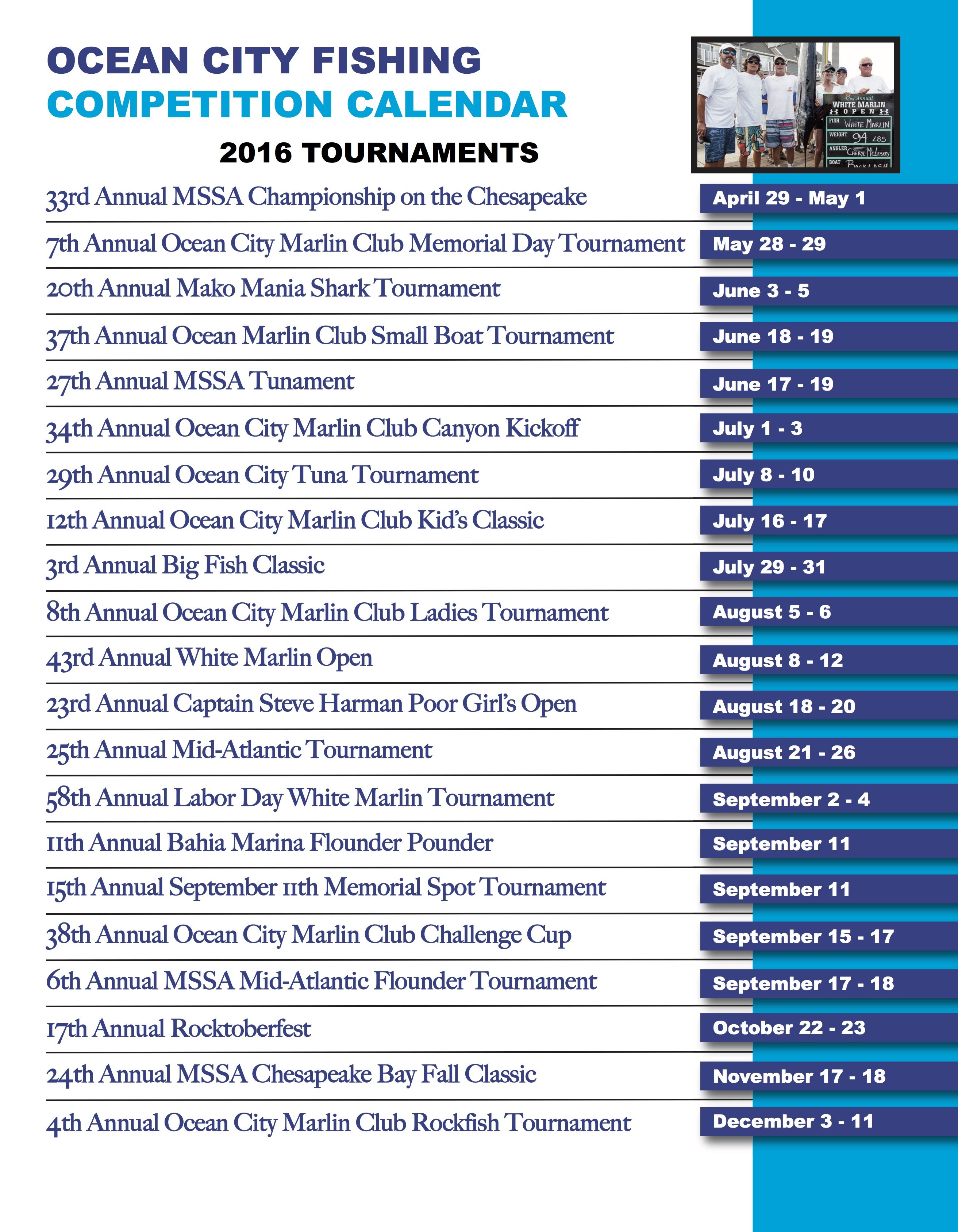 Ocean City Maryland 2024 Calendar Of Events Flor Doralia