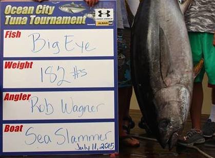 Sea Slammer’s 182 LB Bigeye Wins $284,000!  OCTT Full Results.