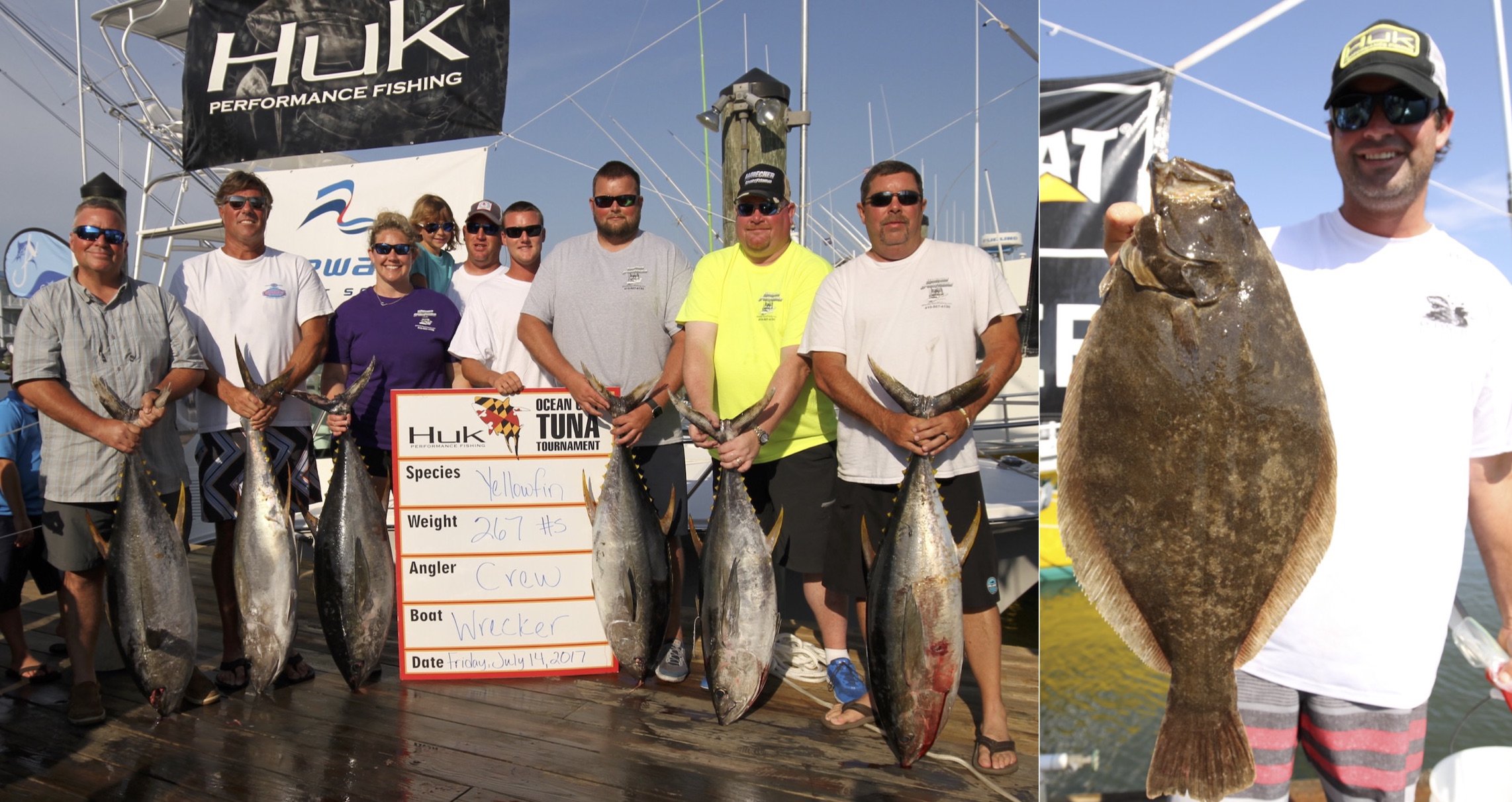 Tuna and Big Flounder Hit the Scales