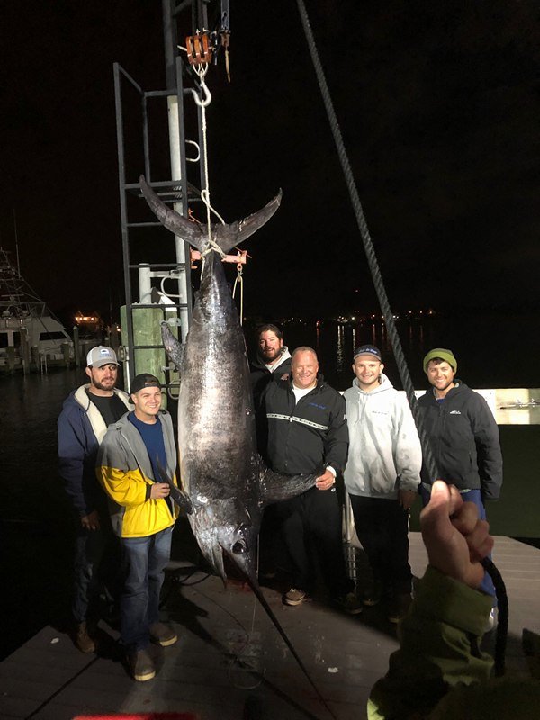Jumbo Swordfish for the Goin’ In Deep Crew