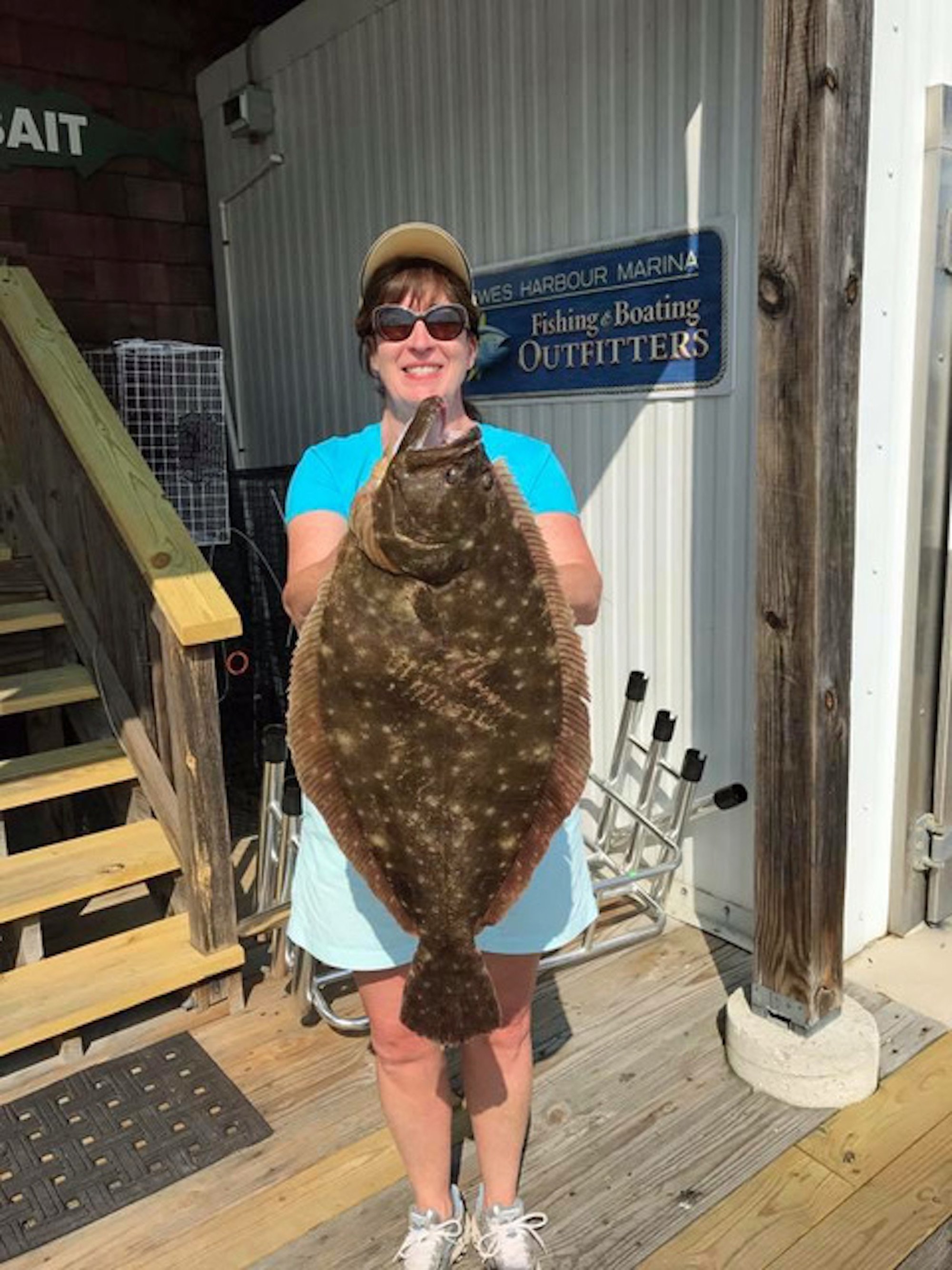 Good Ocean Flounder Fishing and Some JUMBO Bigeyes - Ocean City MD