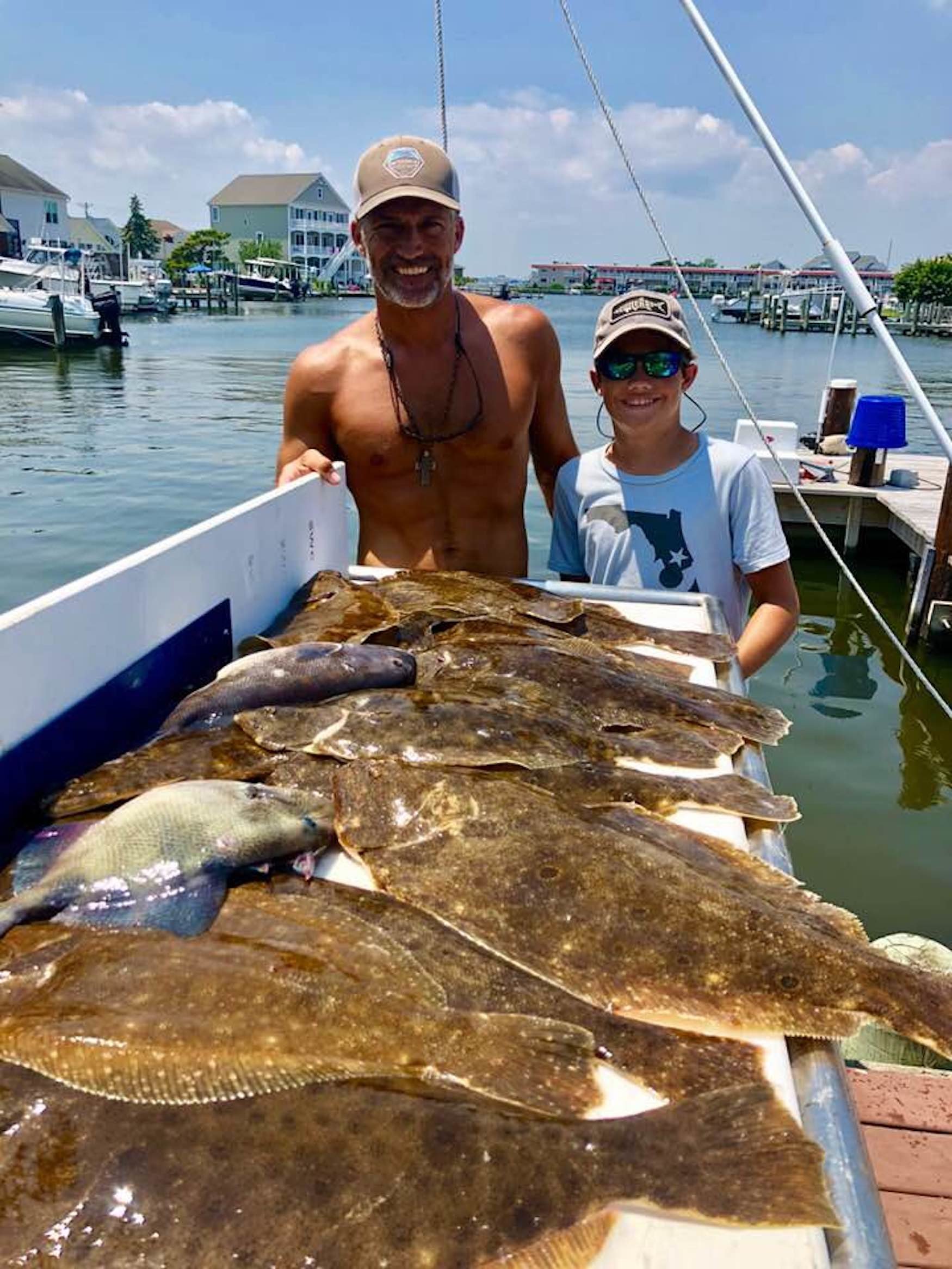 Bigger Flounder on the Wrecks - Ocean City MD Fishing