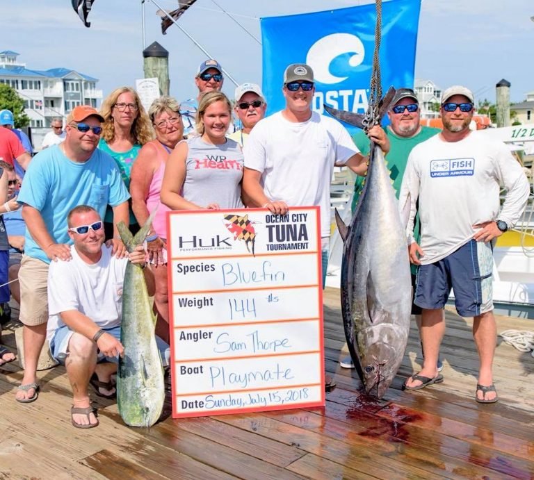 Playmate Wins Over 328,000 in 31st Annual OC Tuna Tournament Ocean