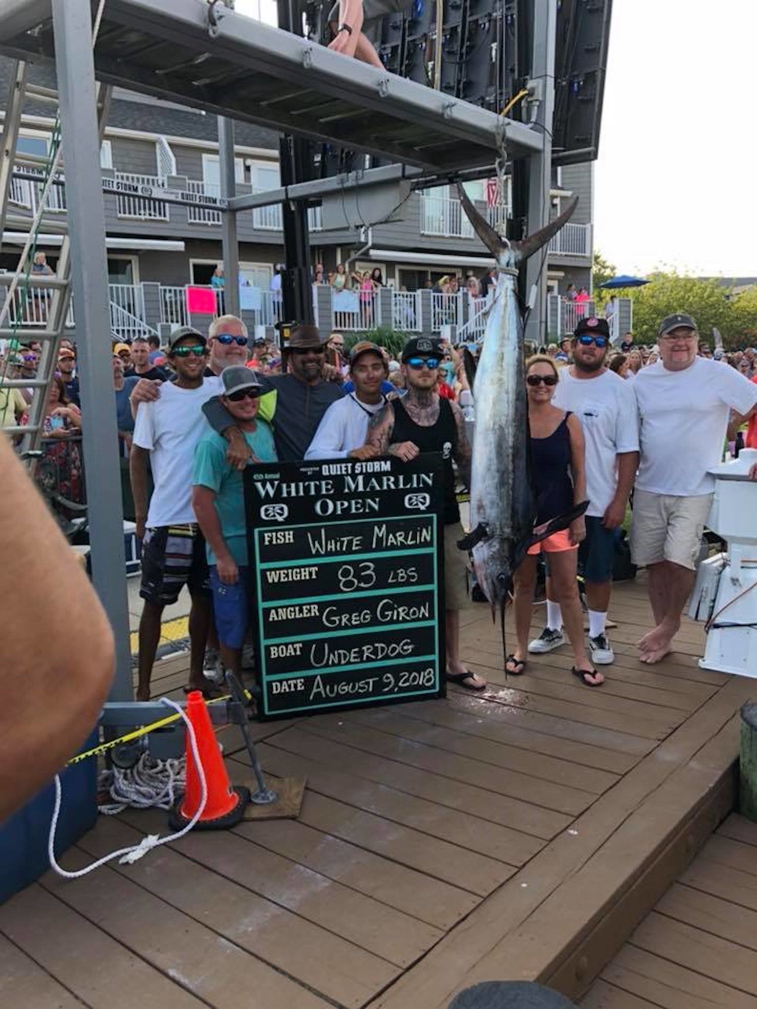 83 LB White Marlin Wins Over 2.5 Million in 45th Annual White Marlin