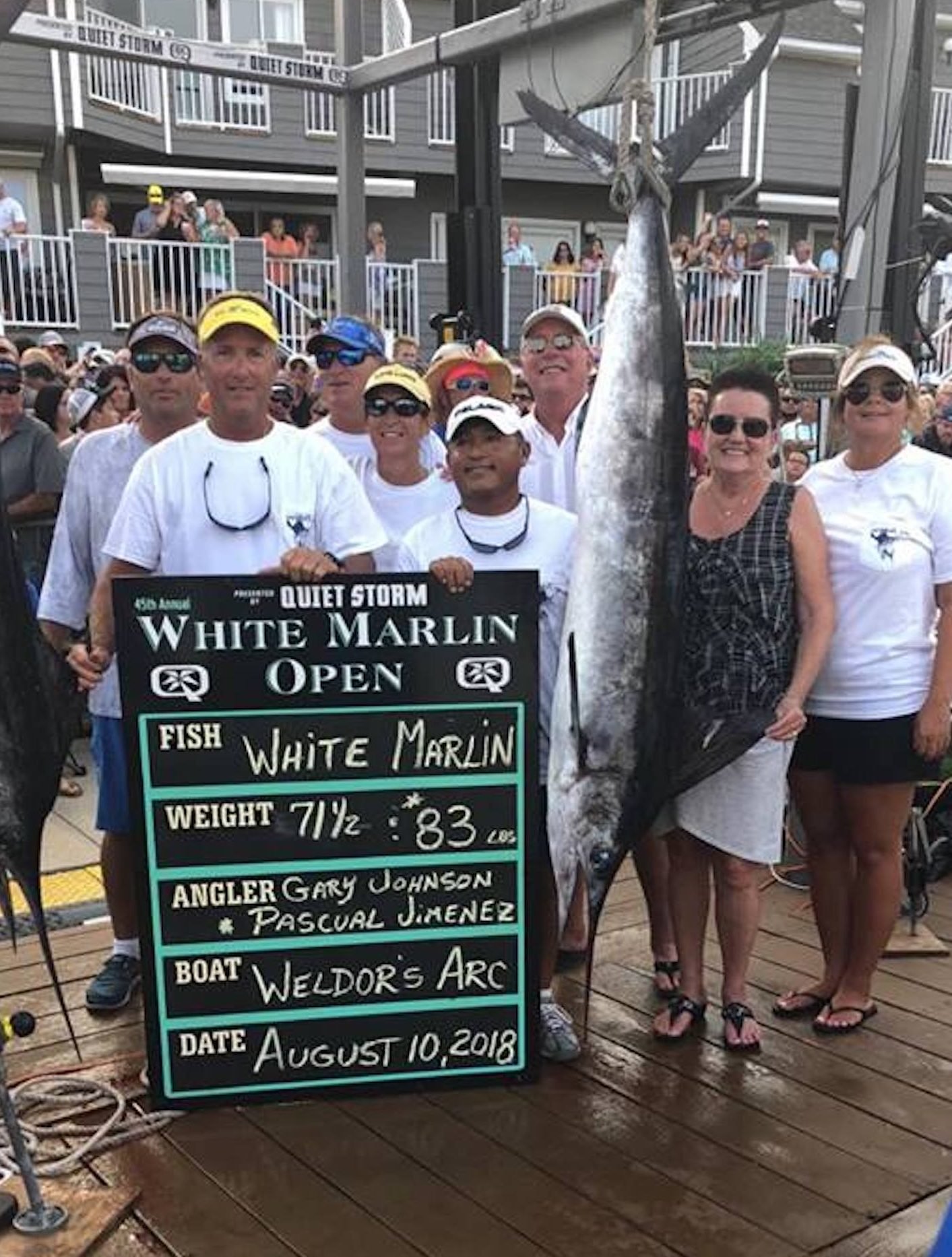 83 LB White Marlin Wins Over $2.5 Million in 45th Annual White Marlin Open