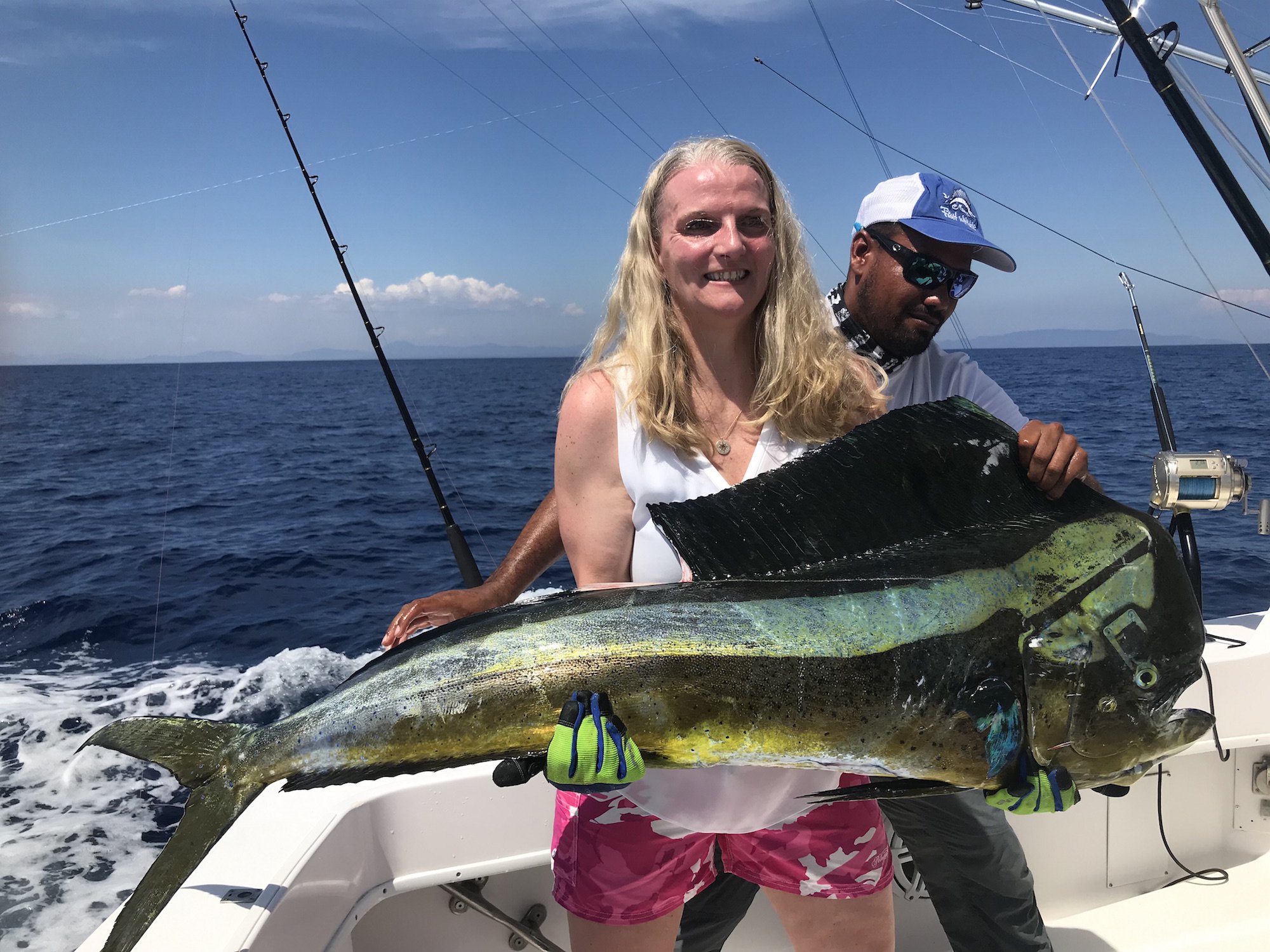 4 Sailfish, a Yellowfin Tuna and a Stud Dorado