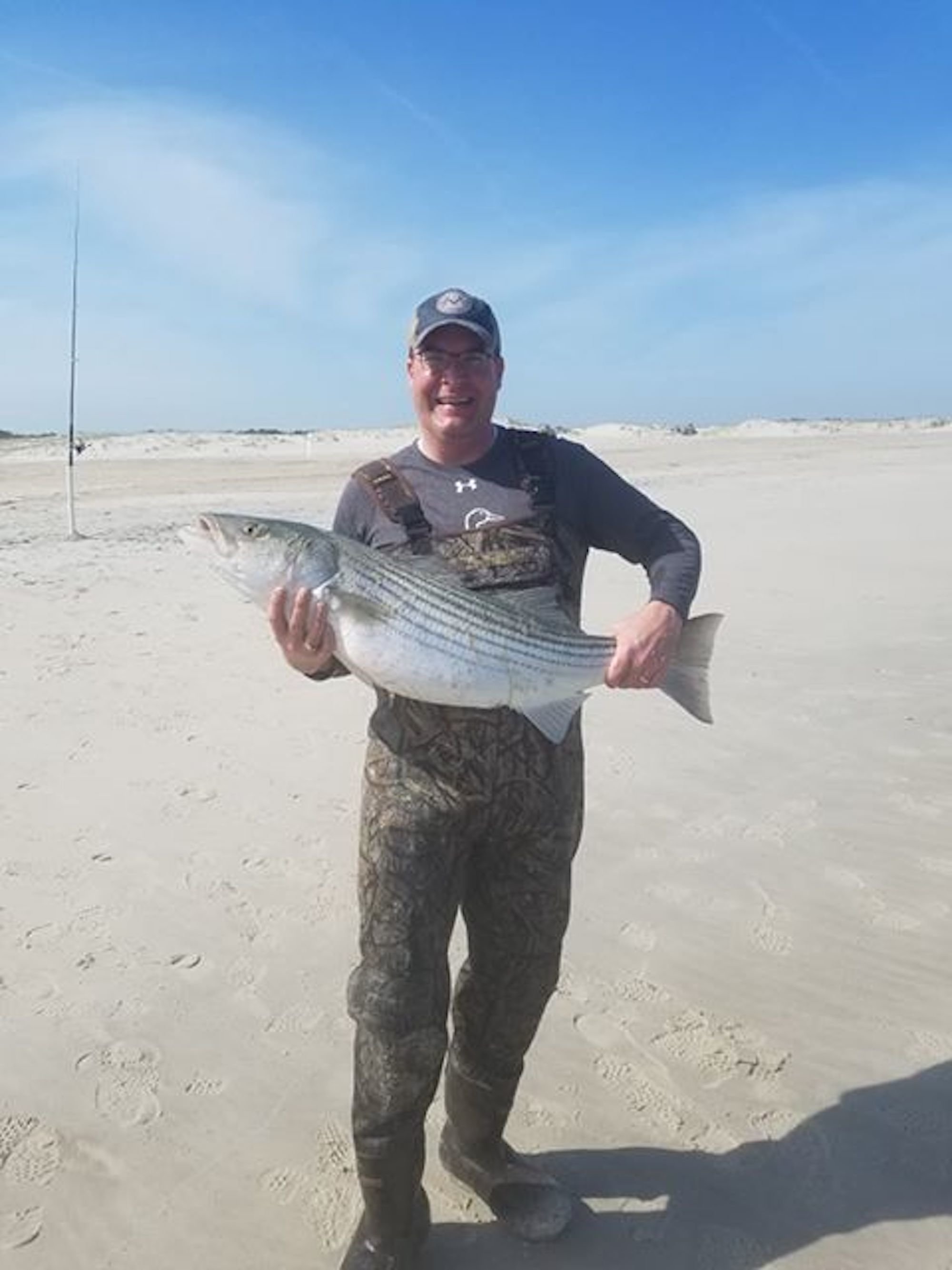 Surf Fishing in Ocean City Maryland! 