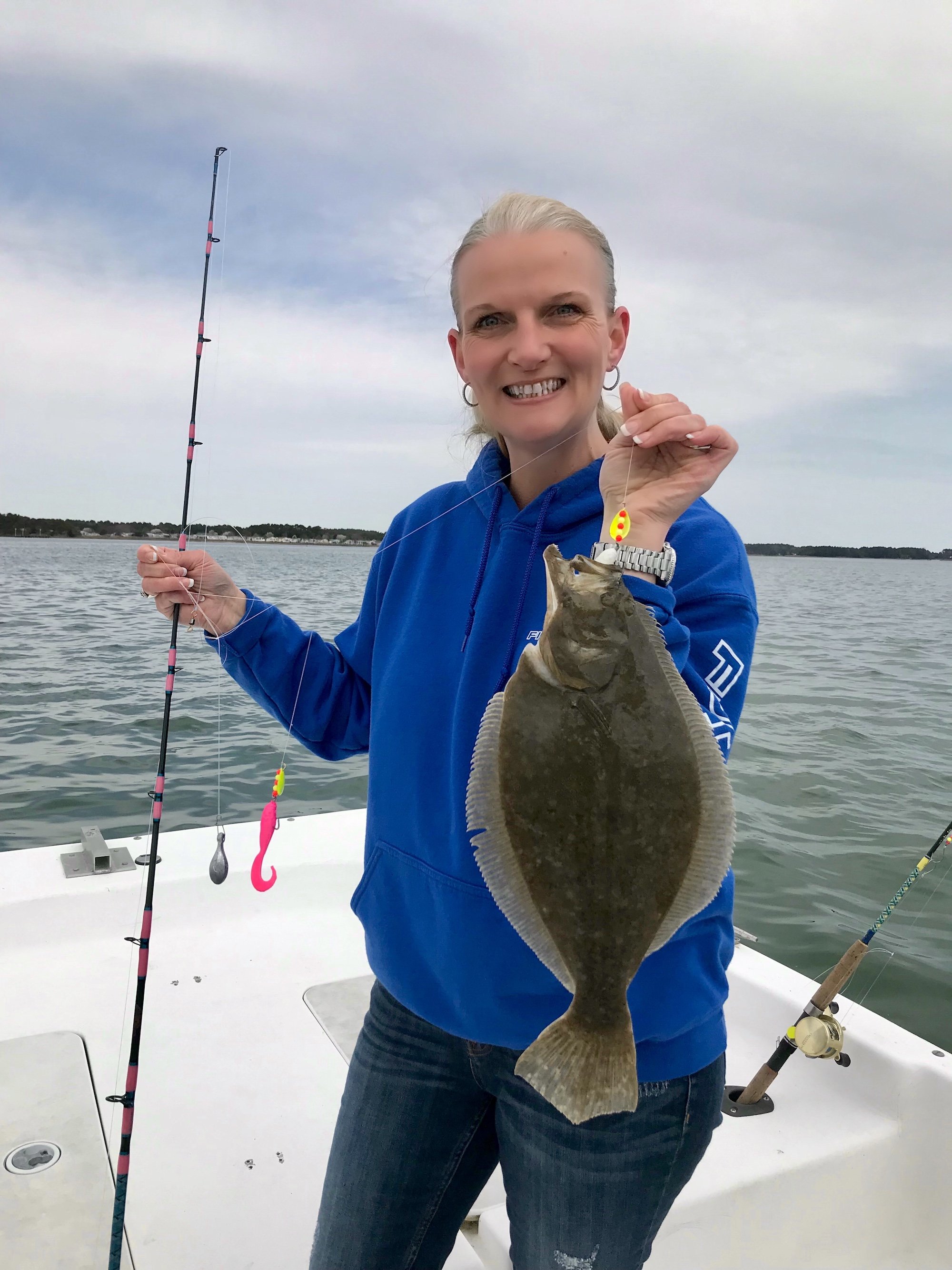 First Keeper Flounder In Ocean City For 2019 Ocean City MD Fishing