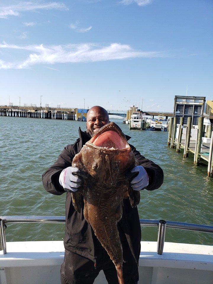 Big, Ugly Monkfish - Ocean City MD Fishing