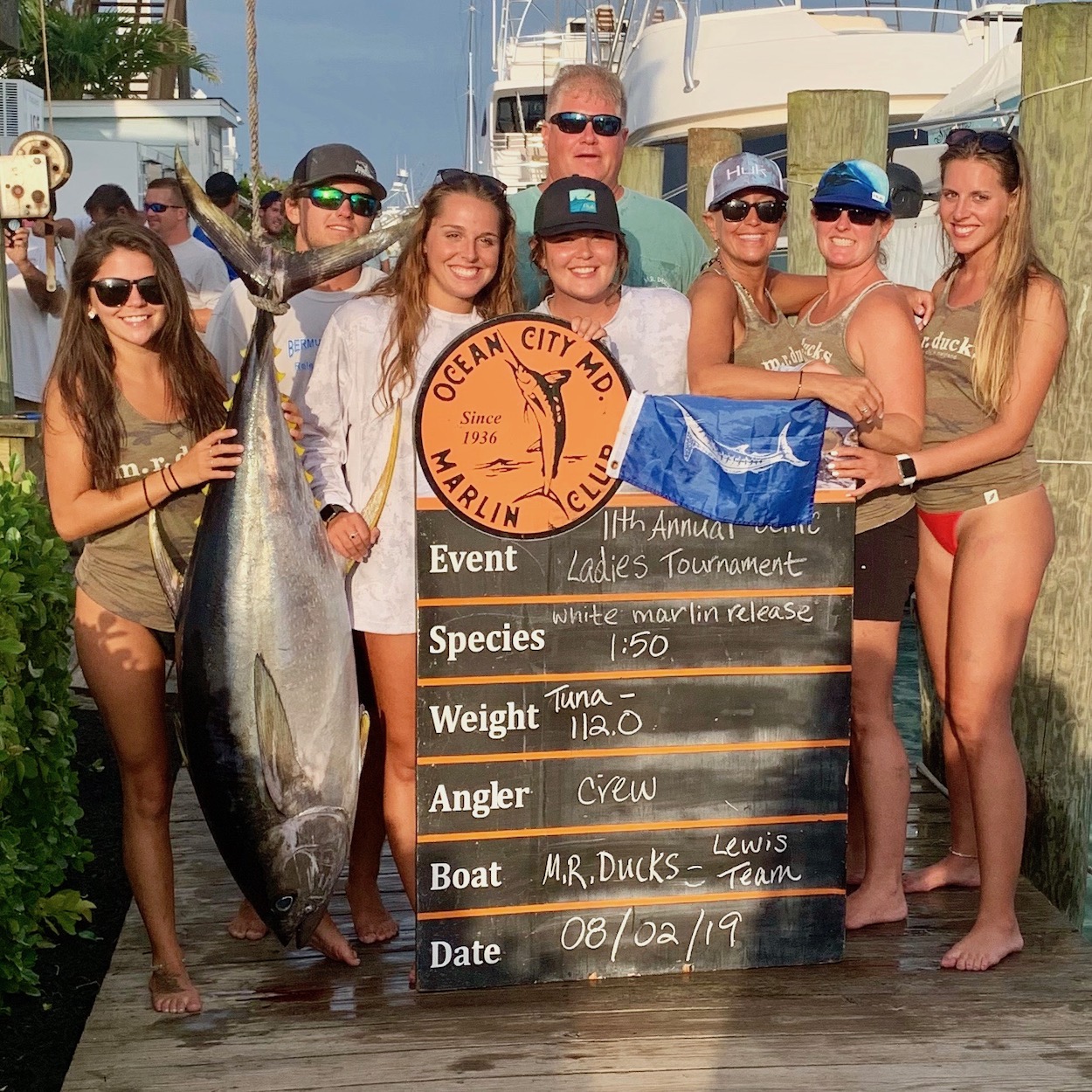 Day 1 at The Ocean City Marlin Club's Heels & Reels Tournament