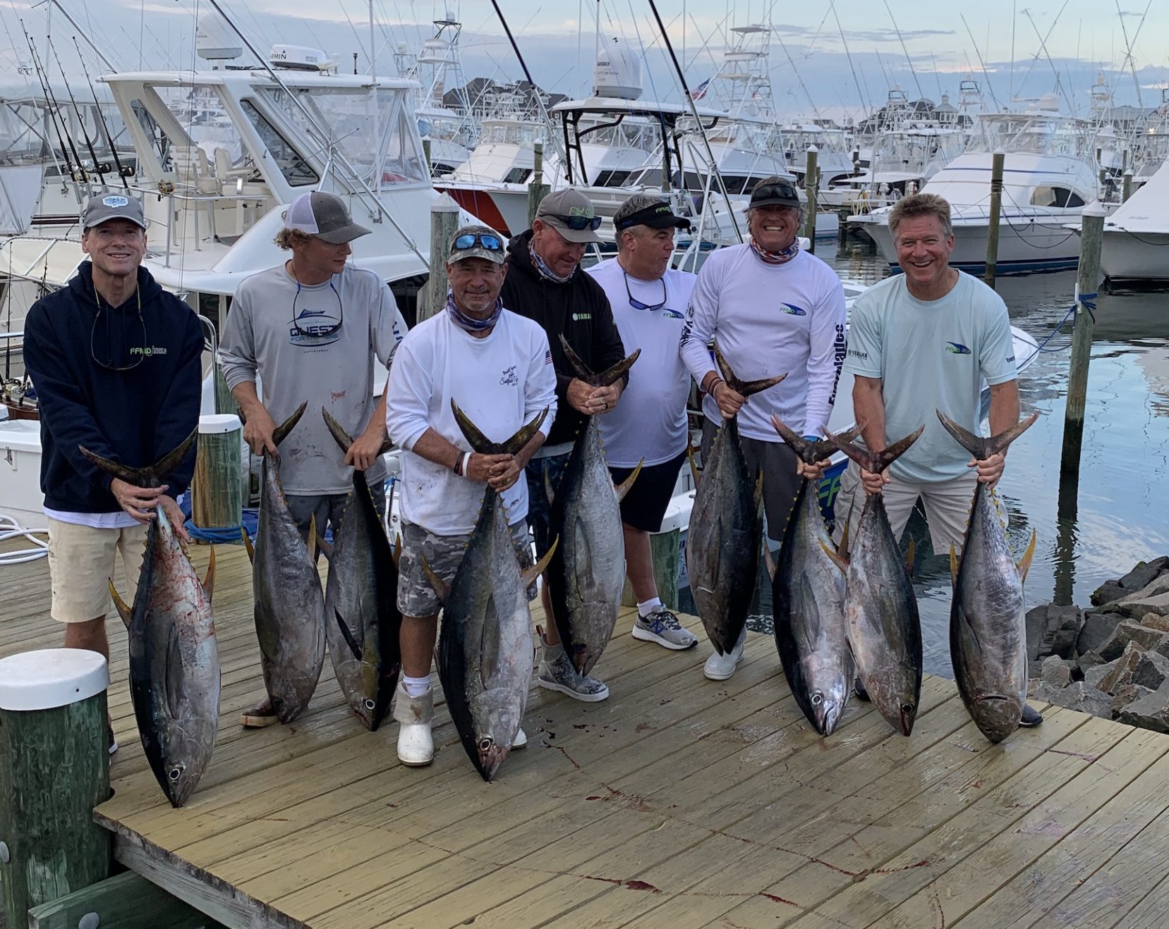 Bigeye, Yellowfin, Sea Bass and Flounder