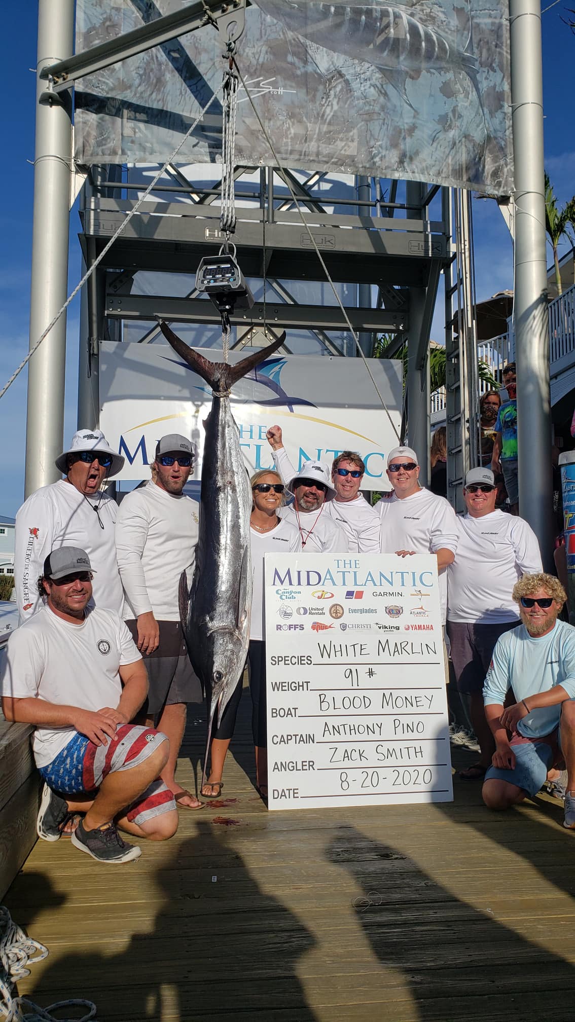 91 Pound White Marlin Highlights Day 4 of the 2020 MidAtlantic