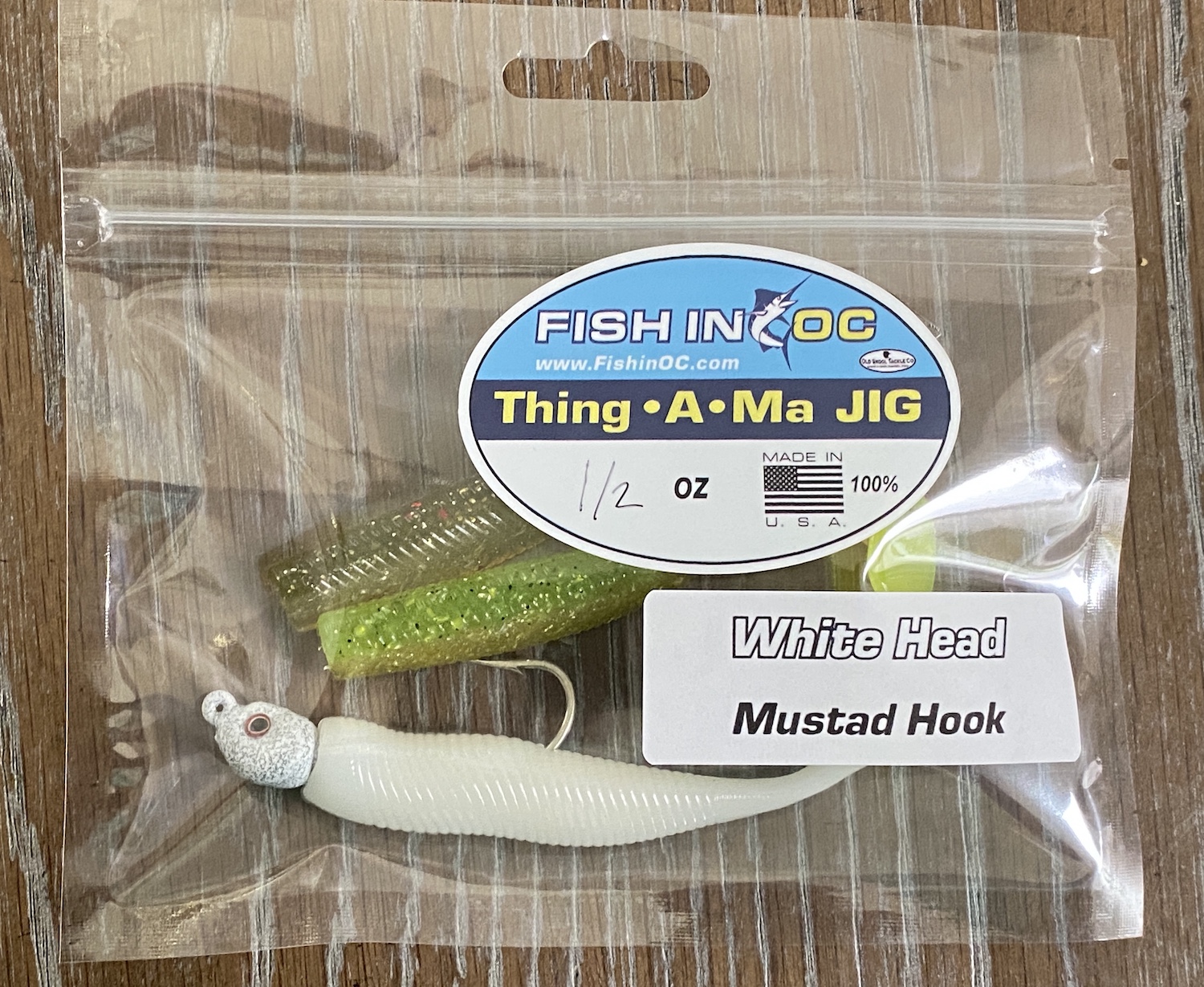 Fish in OC Thing•A•Ma JIG - White - Fishing Reports & News Ocean