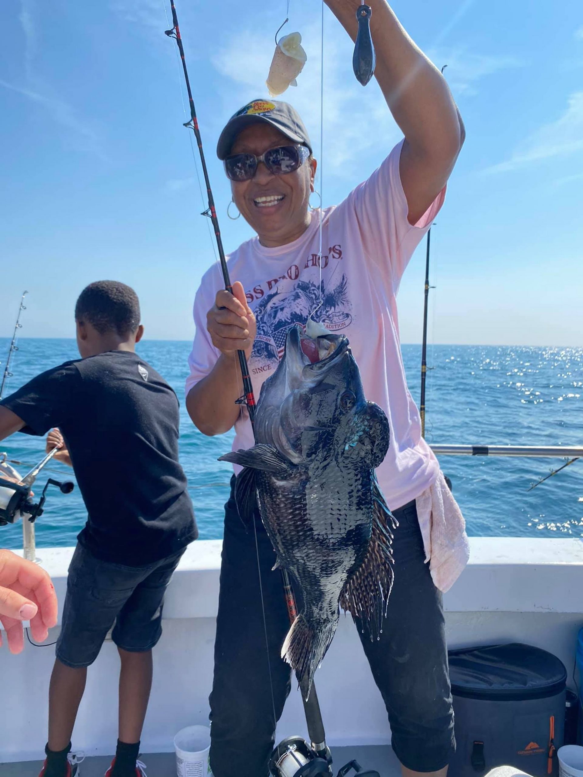 400 Pound Thresher Shark, More Tunas and Big Sea Bass - Ocean City MD  Fishing