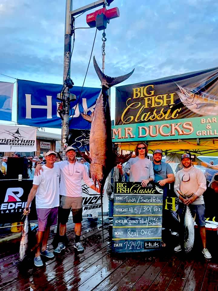 New Maryland State Record Swordfish Wins 1/2 A Million Dollars in 2021 Huk Big Fish Classic