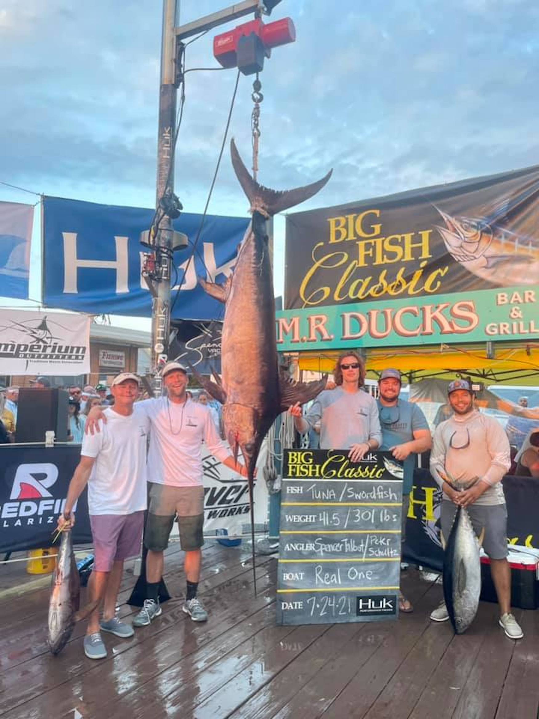 Potential New State Record Swordfish on Day 2 of the Huk Big Fish Classic -  Ocean City MD Fishing