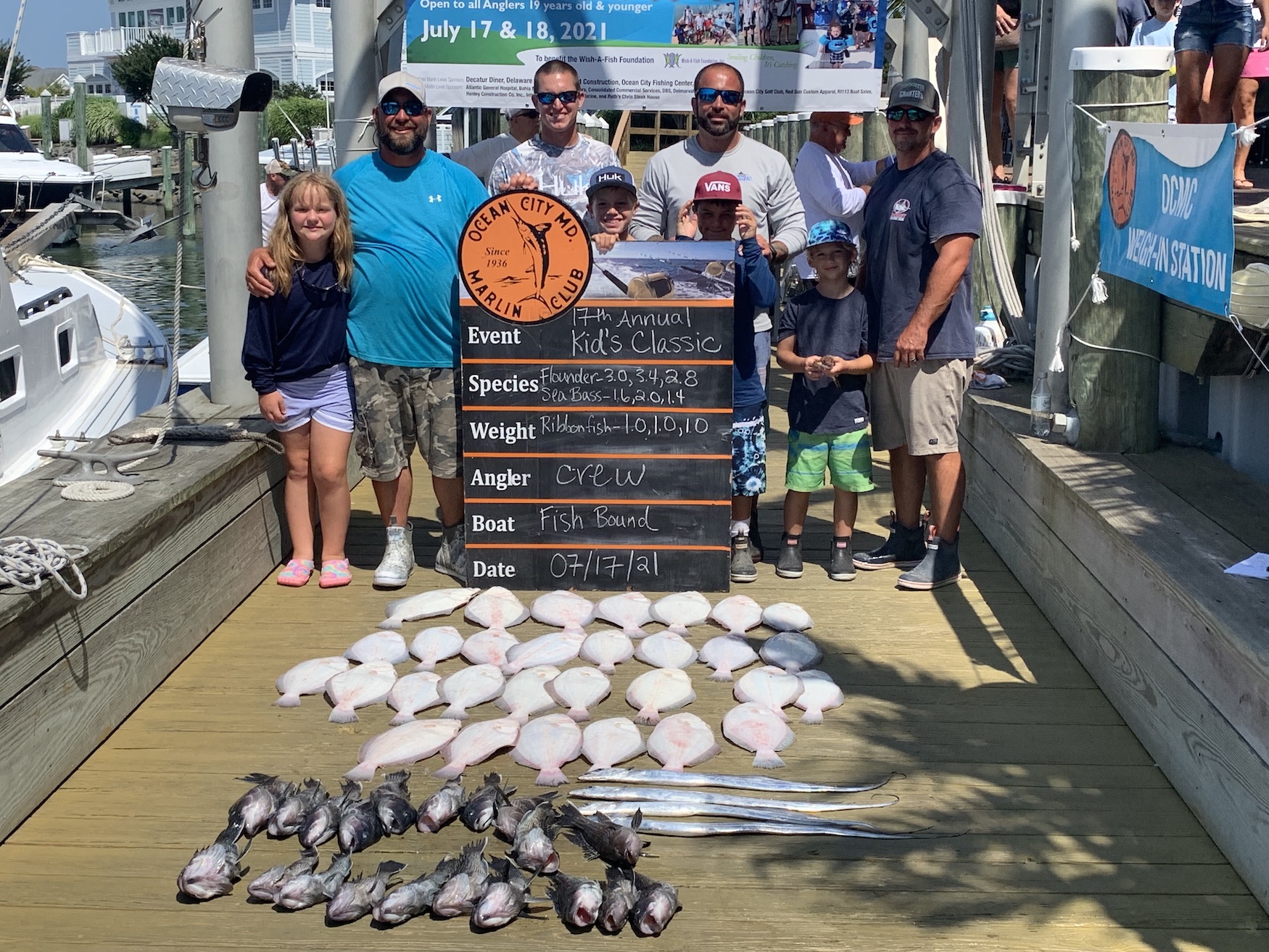 Day 1 at the Ocean City Marlin Club Kid’s Classic Tournament