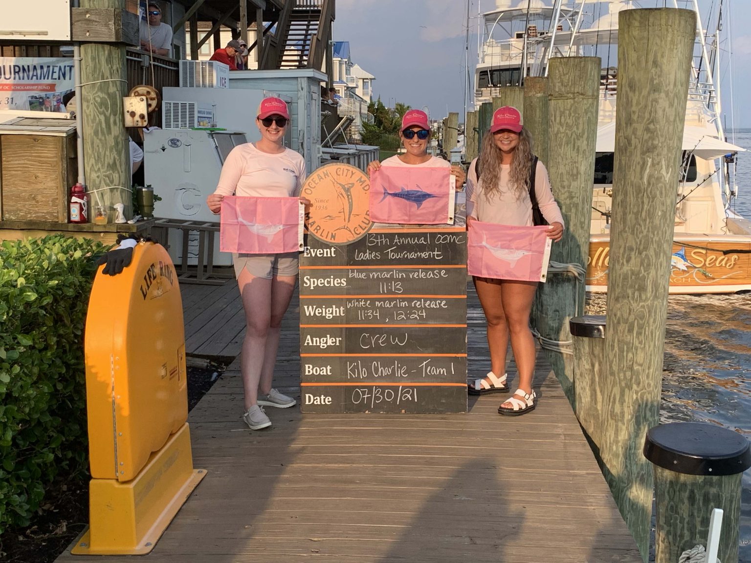Day 1 at the 2021 OCMC Heels & Reels Tournament Ocean City MD Fishing