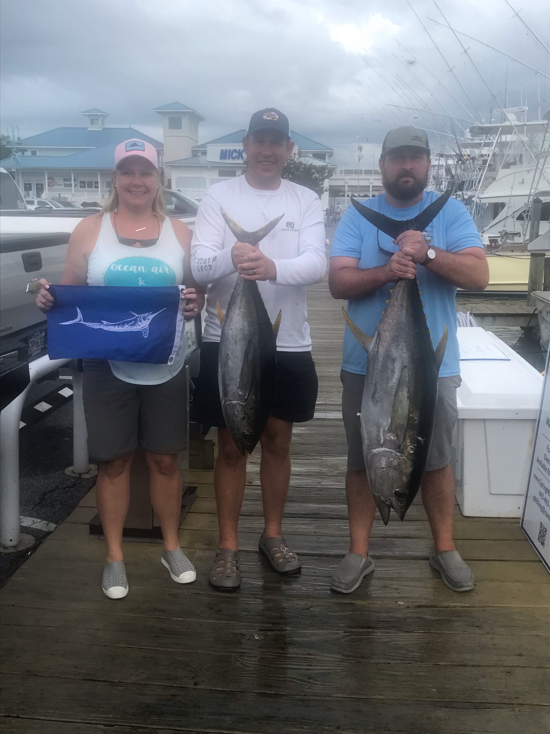 A Few More Big Eyes and Some Blue Marlin Releasing - Ocean City MD