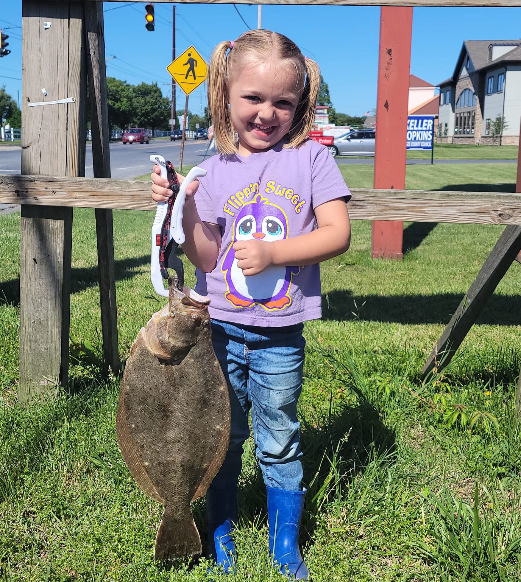 Keeper Flounder for Young and Old - Ocean City MD Fishing