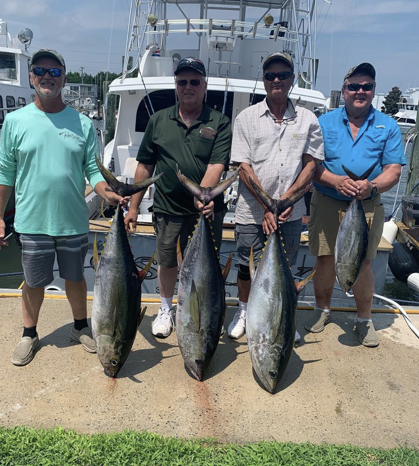Tons of Tuna and An 89 Pounder On A Spinning Rod - Ocean City MD
