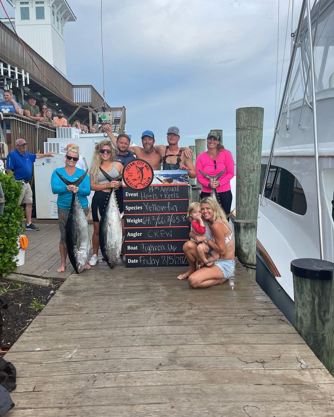 Day 1 at The Ocean City Marlin Club's Heels & Reels Tournament
