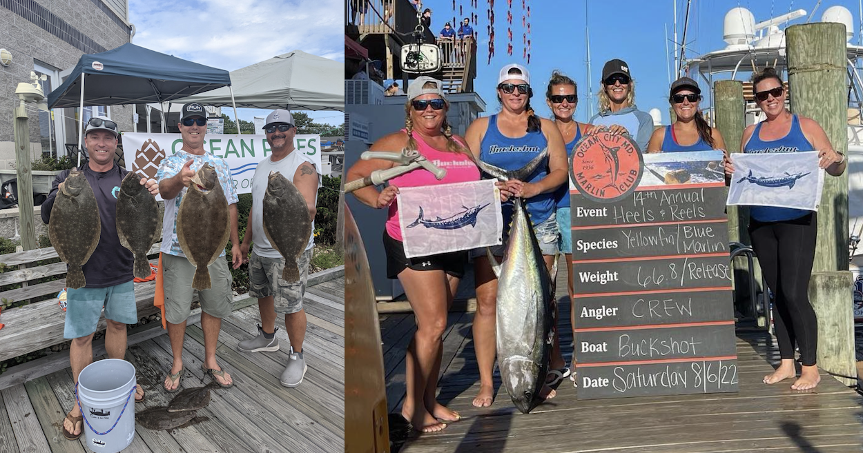 OP Chamber Flounder Tournament Results and OCMC Heels & Reels Photos