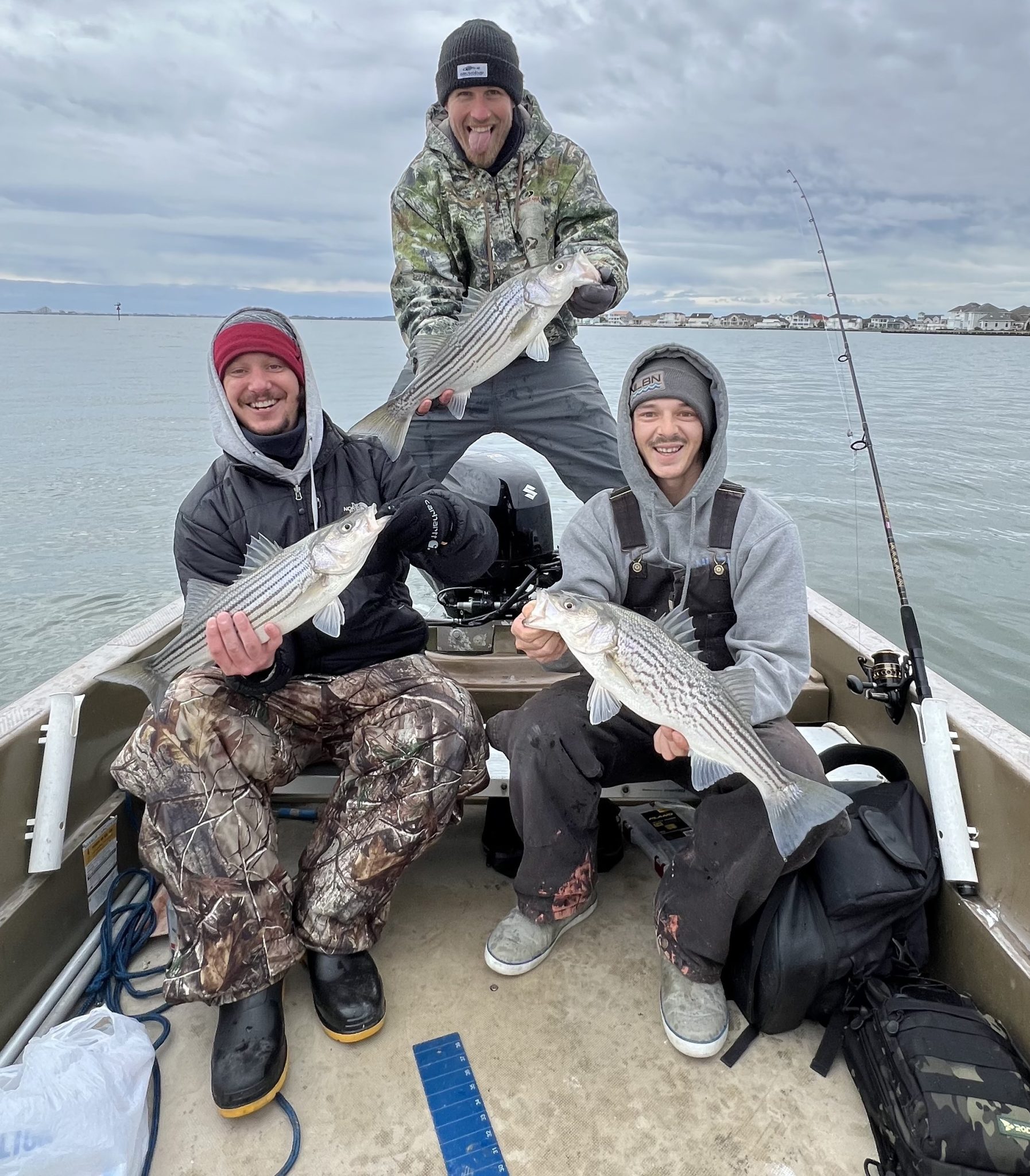 Keeper Rockfish at the Route 90 Bridge?!?! Ocean City MD Fishing
