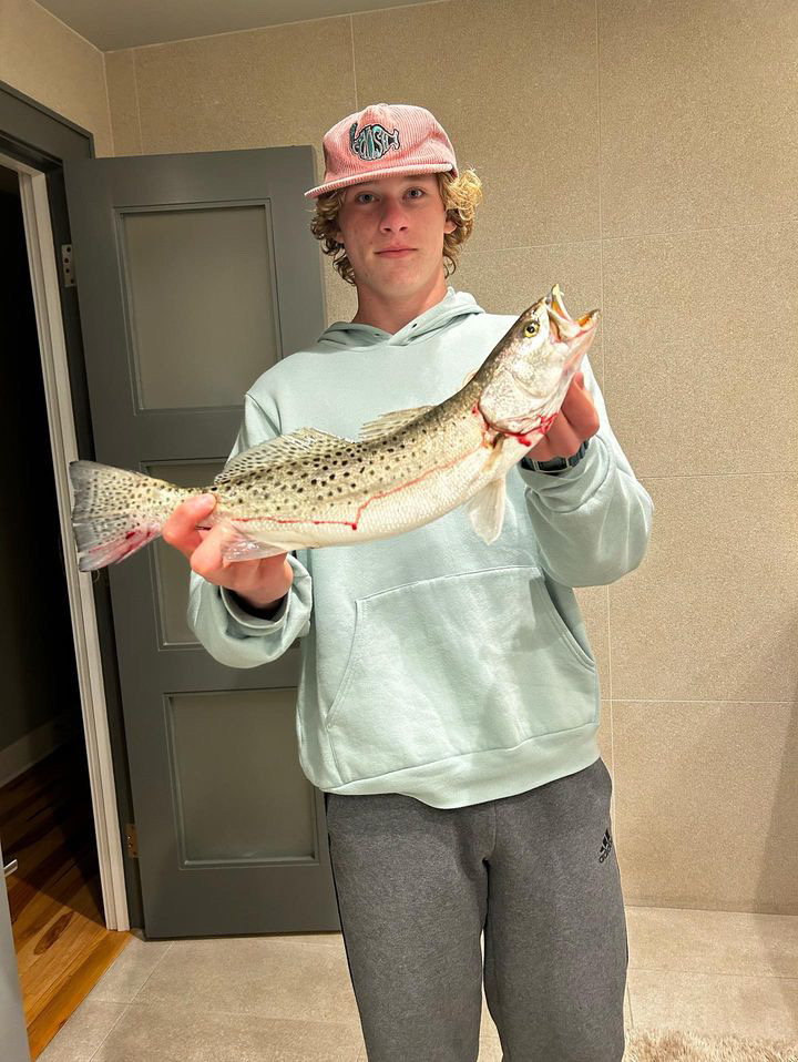 First Speckled Trout of the Season….And Then Homework
