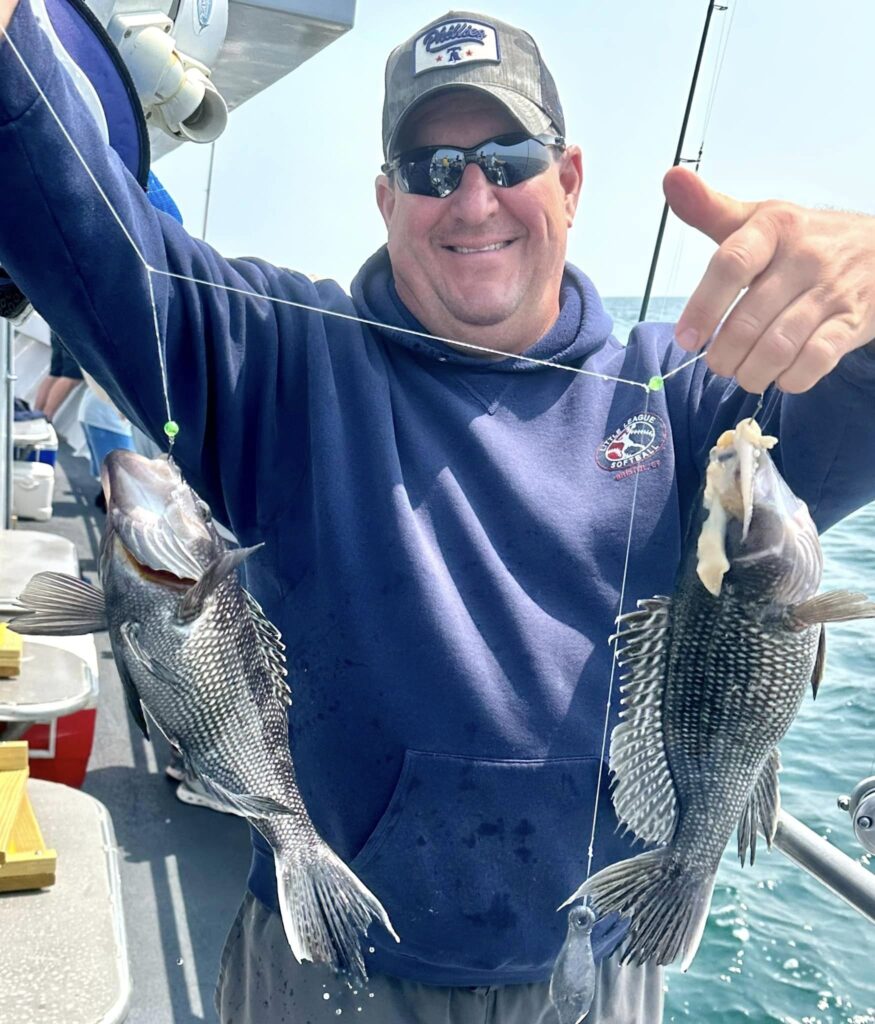 Keeper Rockfish, Some Big Bluefish and Some Nice Sea Bass - Ocean City ...