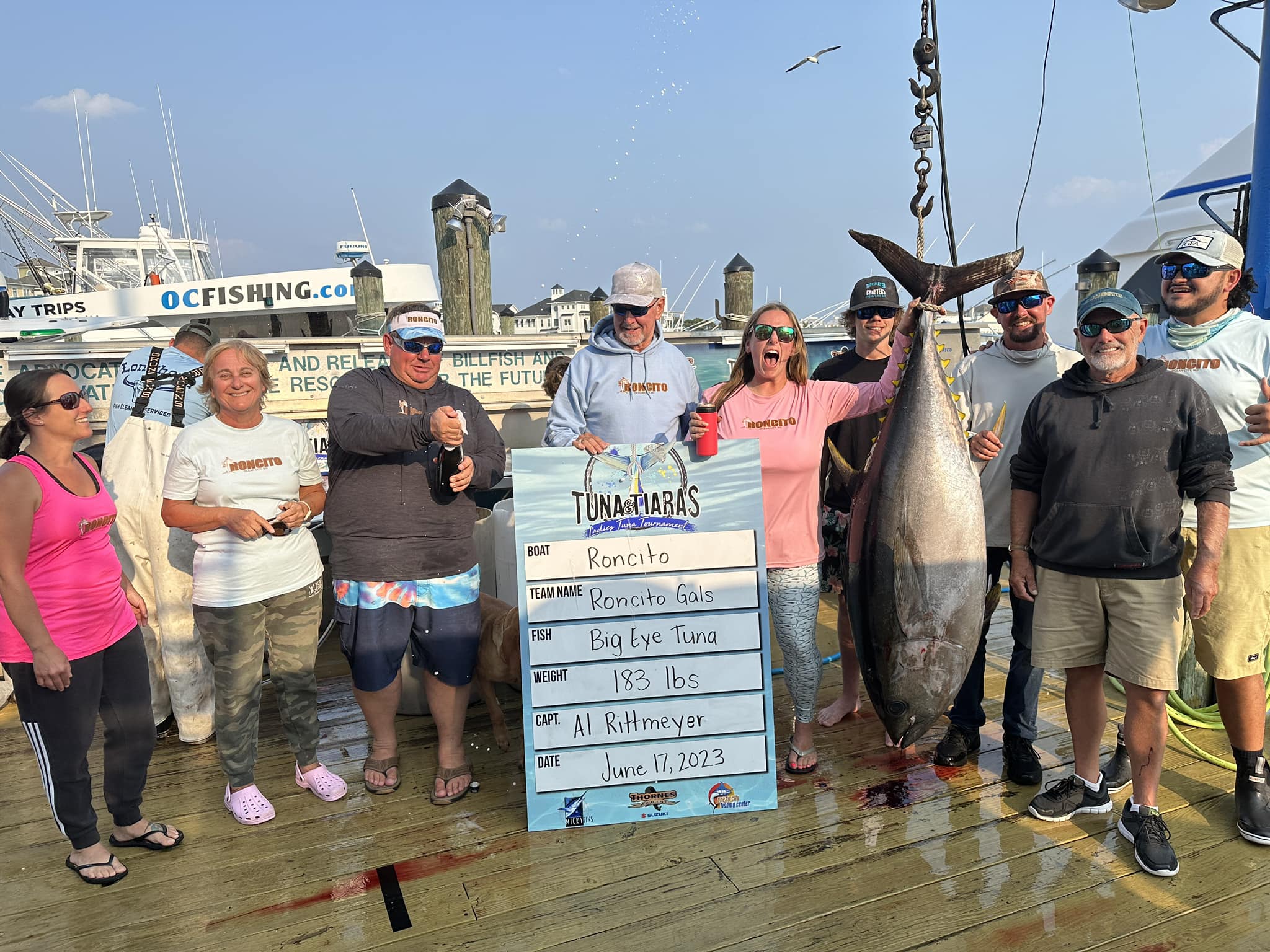 Some Big Fish for Day Two at the 2023 Tuna & Tiaras Tournament