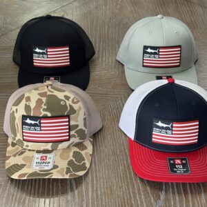 Fish in OC Rubber Patch Flag Hat
