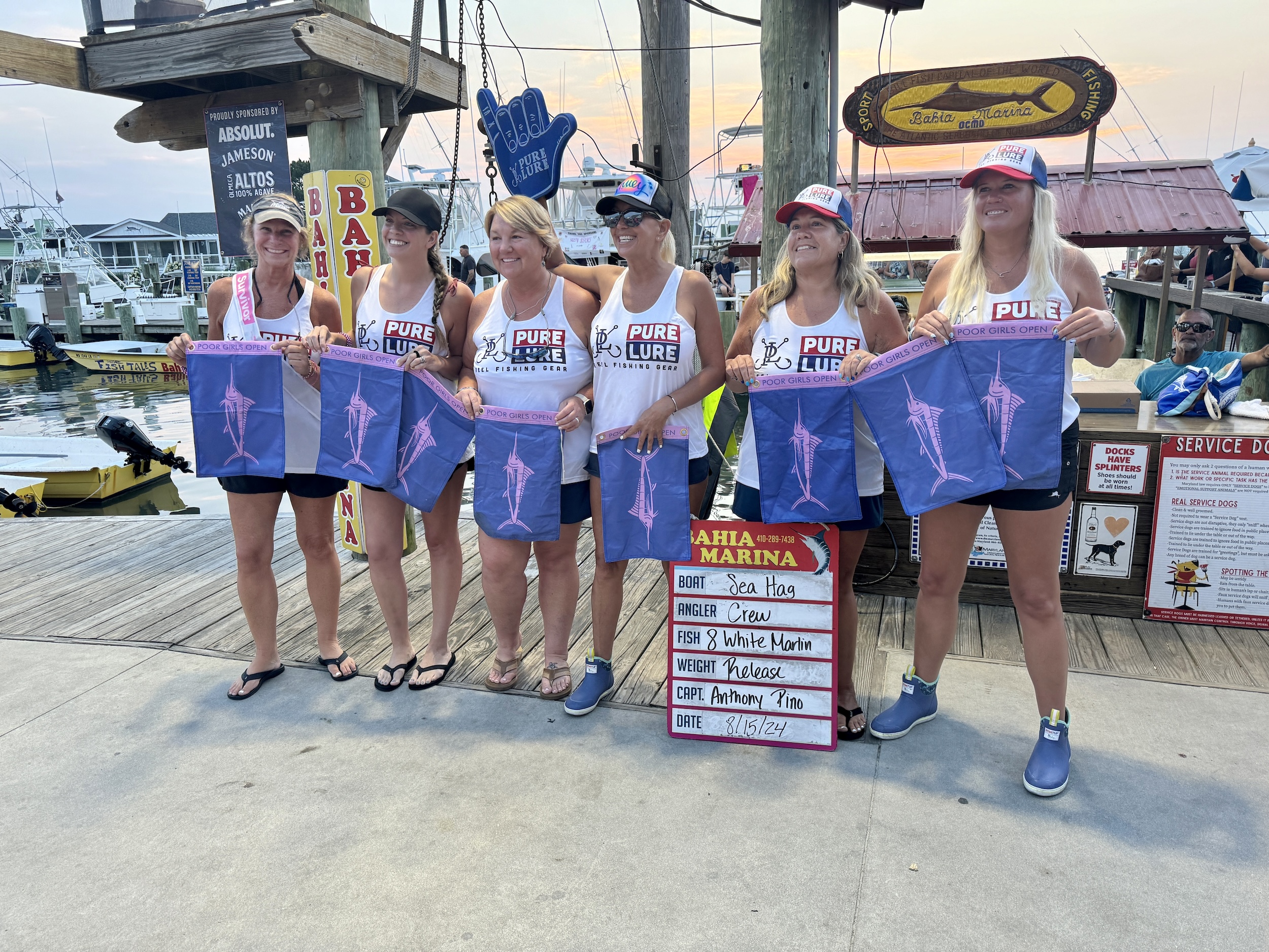 Team Pure Lure leads after Day 1 of the 30th Poor Girl's Open