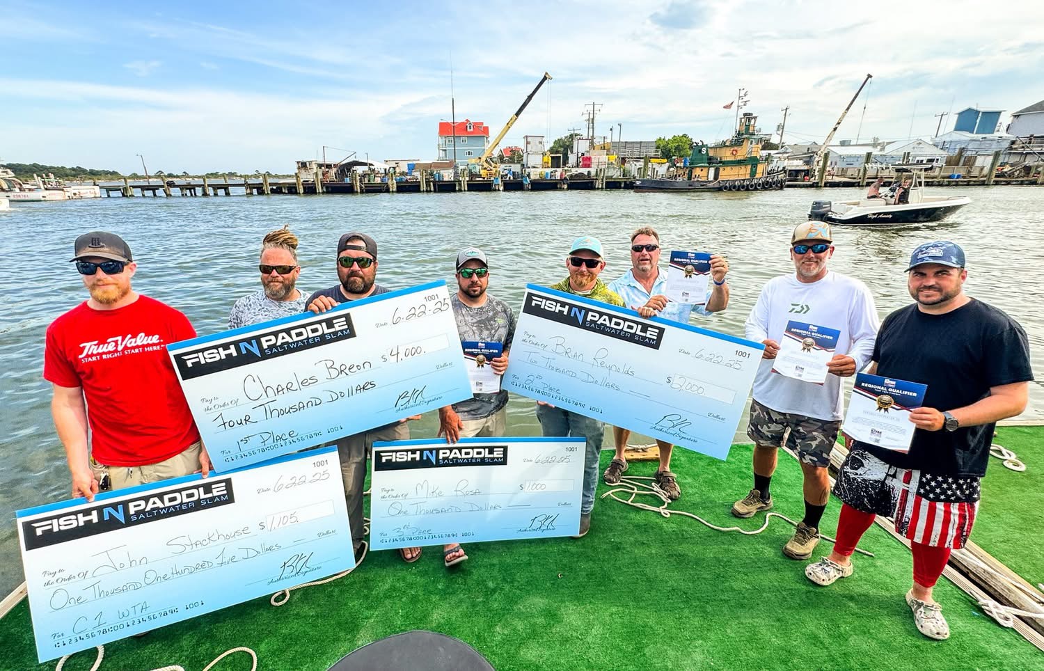 Fish N Paddle and OCMC Small Boat Tournament Results