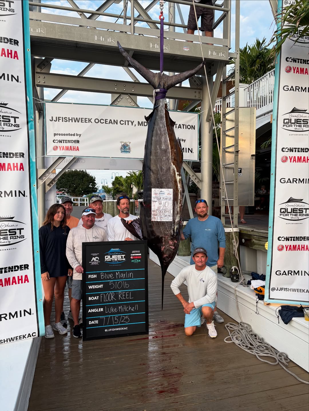 Big Blue Marlin Hits the Dock on Day 2 of the Jimmy Johnson Quest for the Ring