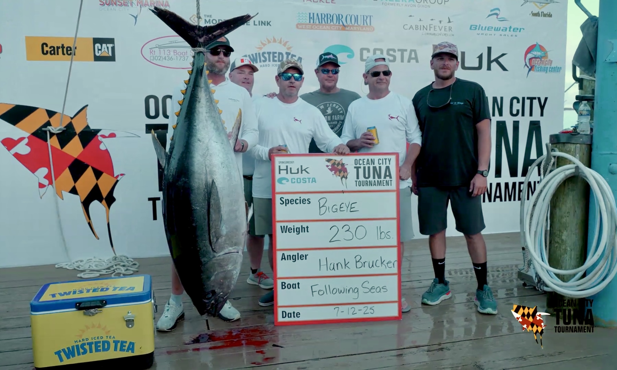 Big Tuna Takes The Lead on Day 2 at the 2025 OC Tuna Tournament