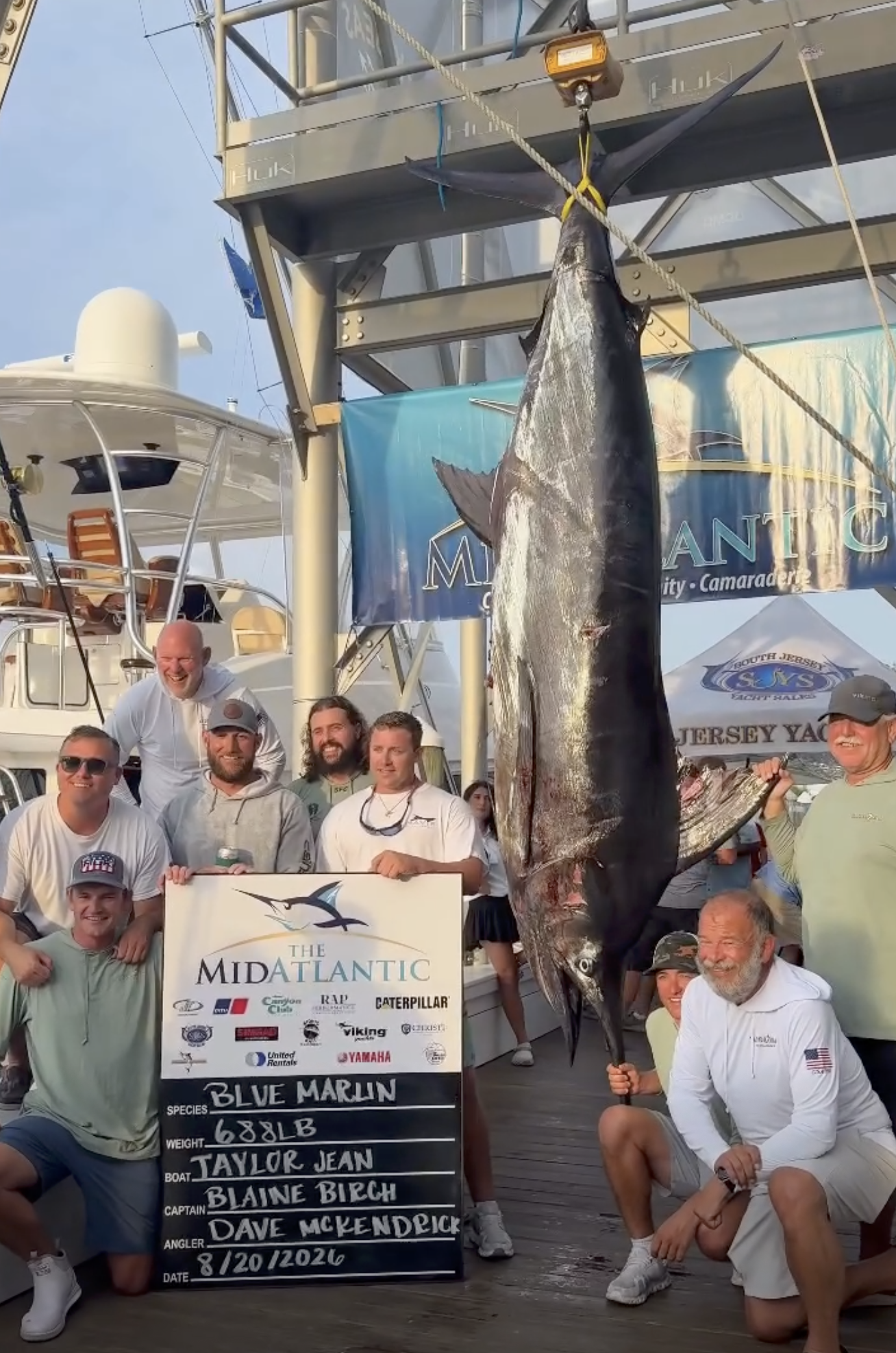 BIG Blue Marlin and A White Marlin Change for Day 4 of the 2026 MidAtlantic Tournament