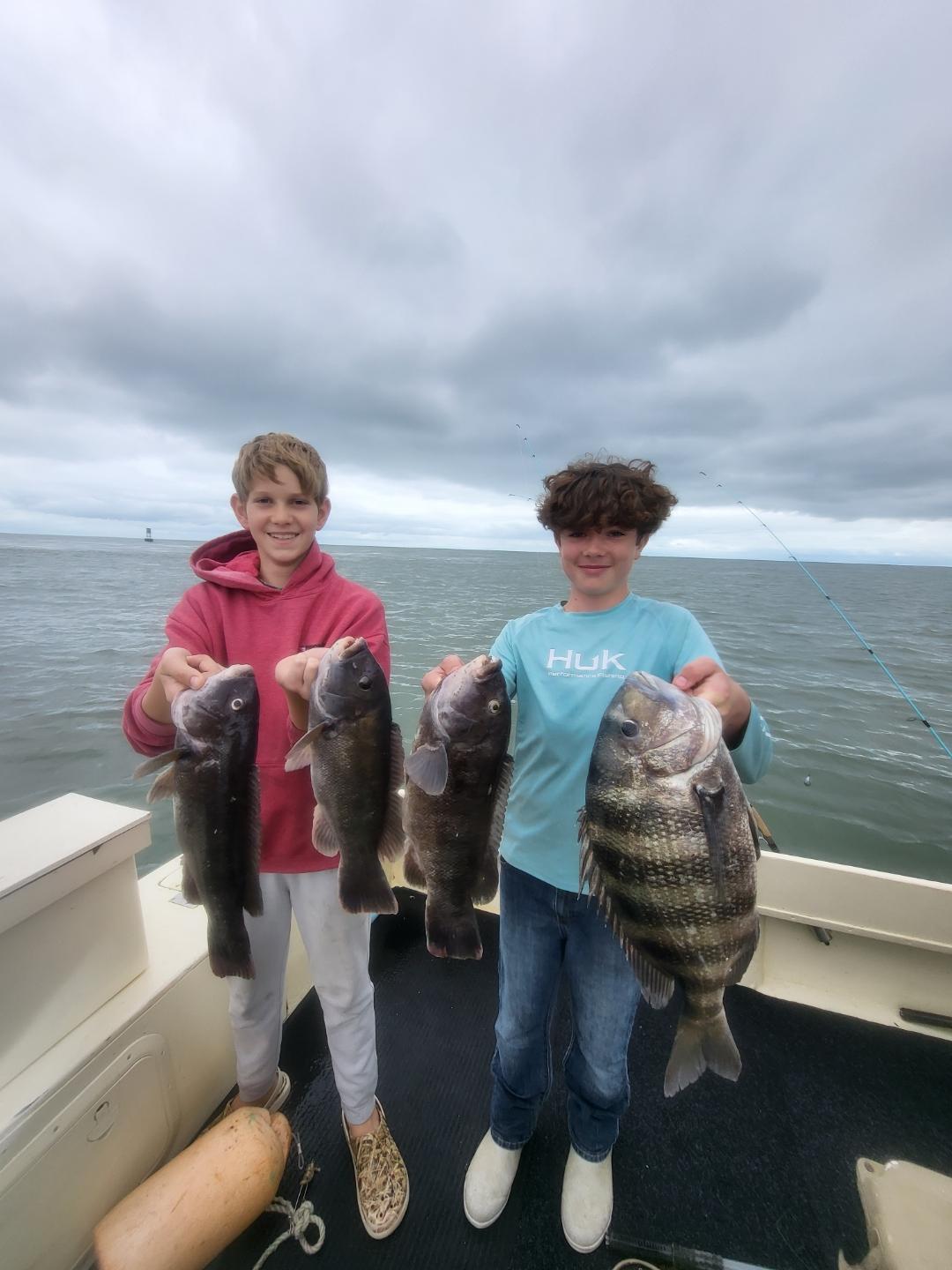 Tog and Sheepshead From The OC Inlet