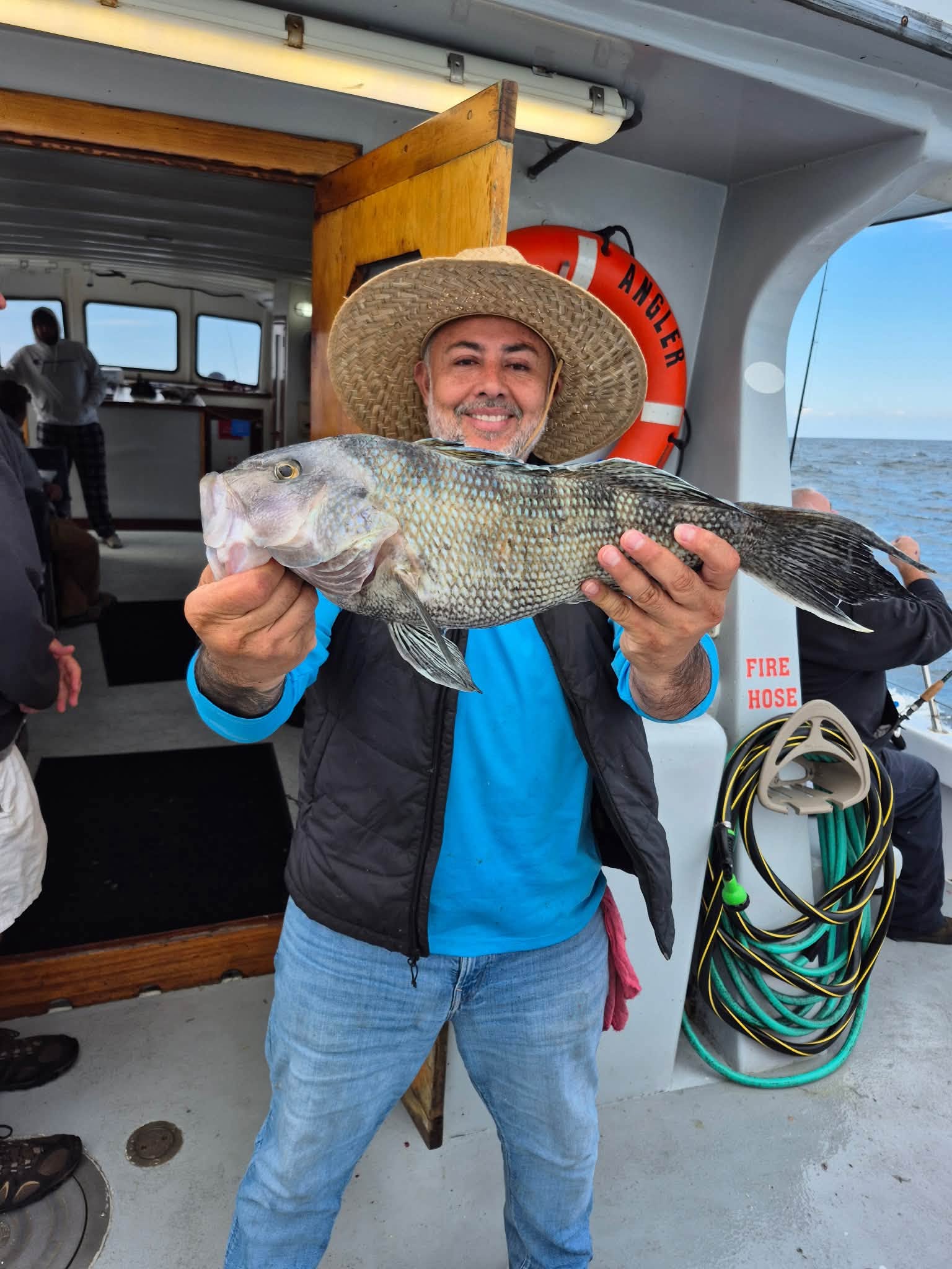 Good Sea Bass Fishing and Some More Big Red Drum